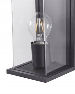 Kinkiet Beliani Lampa ścienna ogrodowa WAKAL Czarny 3