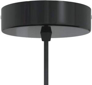 Lampa wisząca vidaXL Lampa wisząca z regulacją wysokości E27 połysk czerwony metal 7