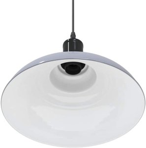 Lampa wisząca vidaXL Lampa wisząca z regulacją wysokości E27 połysk szary metal 8