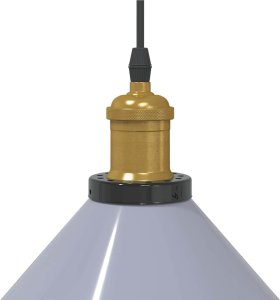 Lampa wisząca vidaXL Lampa wisząca z regulacją wysokości E27 połysk szary 8