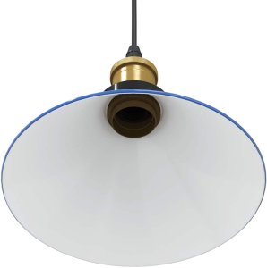 Lampa wisząca vidaXL Lampa wisząca z regulacją wysokości E27 połysk ciemnoniebieski 9