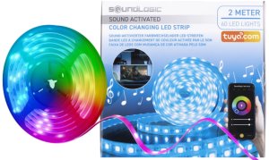 Kolorowa Taśma WiFi RGB LED 2m Tuya Sterowanie Telefonem  Sound Activated 1