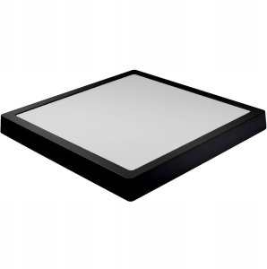 Panel LED NATYNKOWY PLAFON KWADRAT LAMPA 24W CZARNY BARWA ZIMNA 1