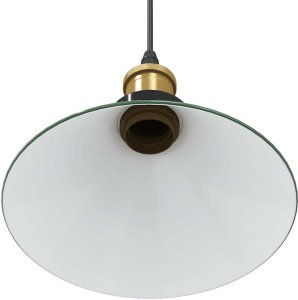 Lampa wisząca vidaXL Lampa wisząca z regulacją wysokości E27 połysk zielony 7