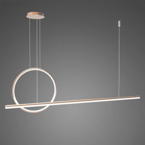 Lampa wisząca Linea No.2 40cm 3k miedziana Dali (Barwa światła delikatnie ciepła, Kolor miedziany, Możliwość ściemniania tak) 1