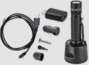 Maglite Mag-Tac Rechargeable plain bezel schwarz 2