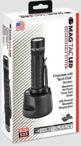 Maglite Mag-Tac Rechargeable plain bezel schwarz 3
