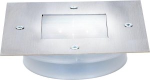 Grundig Lampa Solarna  Ogrodowa Trawnikowa Kwadratowa LED Srebrny 2