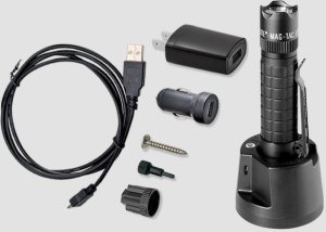 Maglite Mag-Tac Rechargeable crowned bezel schwarz 2