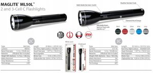 Maglite ML50L 2C LED schwarz Taschenlampe 4
