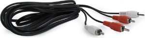 Kabel Gembird RCA (Cinch) x2 - RCA (Cinch) x2 5m czarny (CCA-2R2R-5M) 2