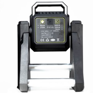 Reflektor teleskopowy z powerbankiem AKU LED lampa halogen naświetlacz 2