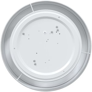 Lampa sufitowa vidaXL Szary Metal, Tkanina 38 x 13.5 cm Lampa sufitowa montowana 4