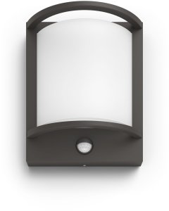 Wall LED outdoor light PHILIPS SAMONDRA, IP44, 2700 K, 12 W, 1200 lm, with motion sensor 1