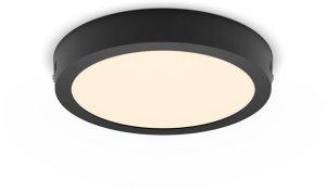 Surface LED panel PHILIPS MAGNEOS, 12W, 2700K, 1150lm, round f., black color, o21xh2.8cm 4