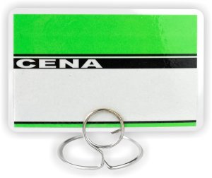 Etykiety Cenowe Laminowane - Cenówki Zielone 50x65mm 1