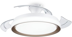 LED fan lamp PHILIPS BLISS, 35W + 28W, 2700-5500K, 4500 lm, white, with remote control, O51 cm 1