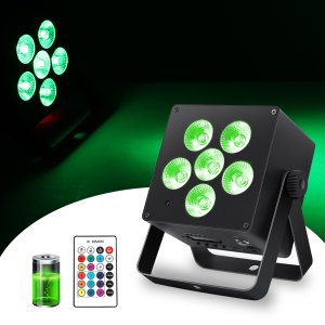 LIGHT4ME ACCU PAR RGBWA-UV reflektor 4400 mAh efekt świetlny 6x6W LED 4