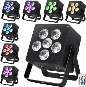 LIGHT4ME ACCU PAR RGBWA-UV reflektor 4400 mAh efekt świetlny 6x6W LED 7