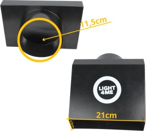 Naświetlacz LIGHT4ME FOG DEMON 3000 ultradźwiękowa wytwornica ciężkiego dymu pilot case dwa węże do rozprowadzania pary 5