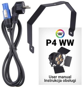 LIGHT4ME P4 WW reflektor sceniczny LED PAR ciepły biały 4