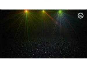 Lampa studyjna LIGHT4ME LIGHT4ME BELKA LED PAR DERBY LASER multiefekt świetlny zestaw oświetlenie disco 5