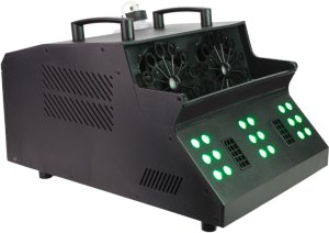 Naświetlacz LIGHT4ME FOG DOUBLE BUBBLE profesjonalna wytwornica dymu i baniek efekt LED pilot 8