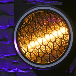 EVOLIGHTS LUMEN 7 RING 7x30W RGB LED reflektor estradowy vintage oświetlenie sceniczne retro 6