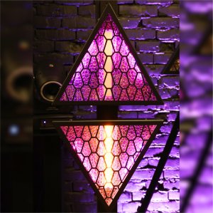 EVOLIGHTS LUMEN ONE 6x60W WW + 96x0,5W RGB LED reflektor sceniczny retro oświetlenie estradowe 3