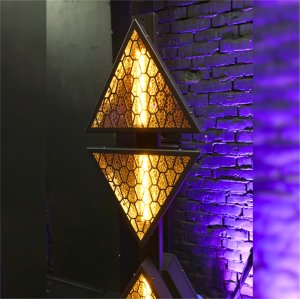 EVOLIGHTS LUMEN ONE 6x60W WW + 96x0,5W RGB LED reflektor sceniczny retro oświetlenie estradowe 6