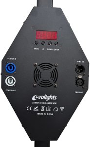 EVOLIGHTS LUMEN ONE 6x60W WW + 96x0,5W RGB LED reflektor sceniczny retro oświetlenie estradowe 8