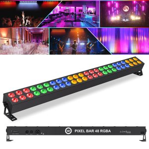 Naświetlacz LIGHT4ME LIGHT4ME PIXEL BAR 48 RGBA listwa oświetleniowa oświetlenie sceniczne dekoracja światłem 48x3W LED 3