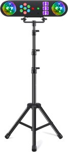 LIGHT4ME MAGIC BAR 2 multiefekt świetlny efekt par Magic Ball biały stroboskop UV 2x laser R/G pilot 2