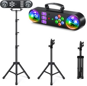 LIGHT4ME MAGIC BAR 2 multiefekt świetlny efekt par Magic Ball biały stroboskop UV 2x laser R/G pilot 3