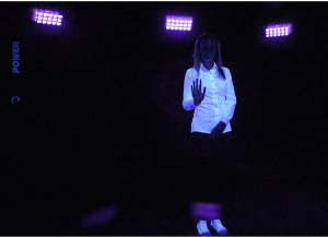 LIGHT4ME LED UV 18x3W reflektor + stroboskop DMX 4