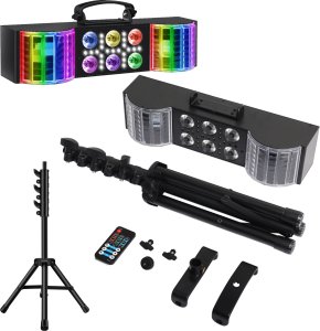 Naświetlacz LIGHT4ME LIGHT4ME MAGIC BAR 3 multiefekt świetlny RGBW 3w1 efekt par derby biały stroboskop pilot 6