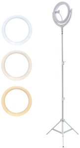 Selfie Ring Light LoomiPod Floor Lamp white 1