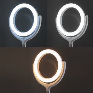Selfie Ring Light LoomiPod Floor Lamp white 7