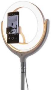 Selfie Ring Light LoomiPod Floor Lamp white 9