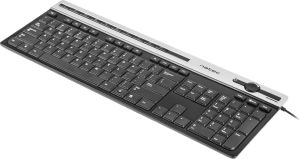 Klawiatura Natec Swordfish Przewodowa Czarno-srebrna US (NKL-0921) 2