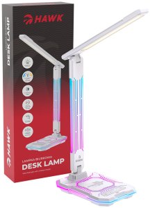 Lampka na biurko gamingowa HAWK HW-LAMP04 z ładowarką 10W 1