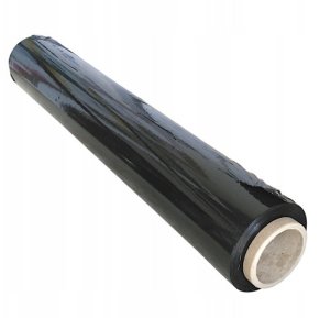 Folia stretch OFFICE PRODUCTS, ręczna, 1,5kg netto, szer. 500mm, 23mikr., czarna 2