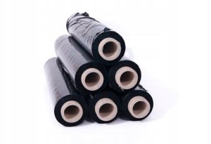 Folia stretch OFFICE PRODUCTS, ręczna, 1,5kg netto, szer. 500mm, 23mikr., czarna 4