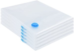 vidaXL Worek podróżny próżniowy Przezroczysty Plastik 130 x 100 cm 1