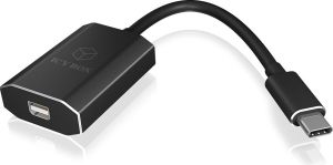 Adapter USB Icy Box USB-C - DisplayPort Mini Czarny  (IB-AD550-C) 1