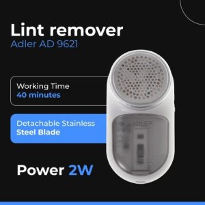 Adler | Lint Remover | AD 9621 | White | Rechargeable battery | 2 W 19