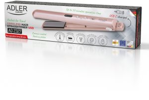 Prostownica Adler AD 2327 różowa 12