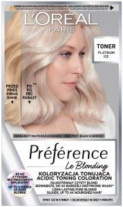L'Oreal Paris Prfrence Le Blonding Toner do włosów Platinum Ice (01) 1