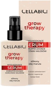 Cellabic Tricho grow therapy wygładzające serum silikonowe zabezpieczające końcówki włosów 50ml 1
