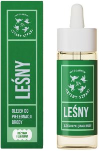 Mydlarnia Cztery Szpaki Leśny Olejek do brody 30ml 1